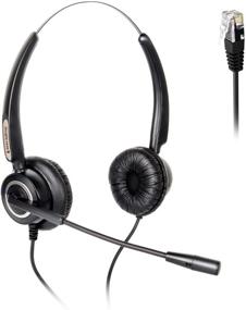 img 4 attached to Binaural Headset Headphones Exclusively for Cisco IP Telephone Models 7940, 7960, 7970, 7962, 7975, 7961, 7971, 7960, 8841, M12, M22, and Entire Series