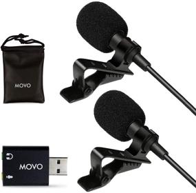 img 4 attached to 🎙️ Семероук Двухголовый USB-микрофон для компьютера с адаптером - универсально совместим с ноутбуками, настольными компьютерами, ПК, Mac, смартфонами, камерами, подкастингом, играми, удалённой работой и другими устройствами