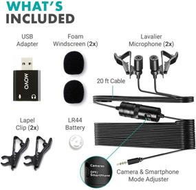img 1 attached to 🎙️ Семероук Двухголовый USB-микрофон для компьютера с адаптером - универсально совместим с ноутбуками, настольными компьютерами, ПК, Mac, смартфонами, камерами, подкастингом, играми, удалённой работой и другими устройствами