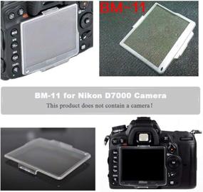 img 2 attached to LCD Screen Protector Replace BM-11 For Nikon D7000 DSLR Camera，Screen Cover For Nikon D7000 Replace BM-11 Fire Rock Bm11 BM11(2 Pack)