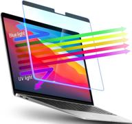 магнитный защитный экран от синего света для macbook pro 13 | антибликовый фильтр снижает напряжение в глазах при работе с цифровым контентом | защита глаз от синего света, фильтр 2016-2021 логотип