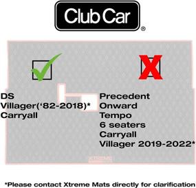 img 3 attached to 🚗 Xtreme Mats - Full Coverage Club Car DS Golf Cart Mat: Perfect Fit for DS (1982-2013) and Villager (1982-2018) Models