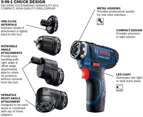 img 3 attached to 🔧 Bosch Power Tools Combo GSR12V 140FCB22: Compact and Versatile DIY Powerhouse