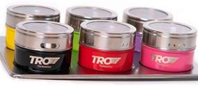 img 4 attached to 🏎️ The Road Out (New 2020 Design) – Racing Inspired Magnetic Jar Set: Organize Your Space with Pro Garage Level Efficiency!
