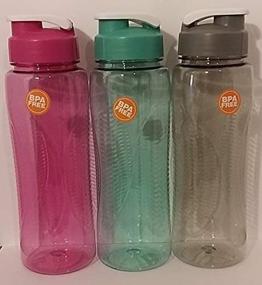 img 1 attached to 💧 Convenient Flip-top Lid Water Bottle, 24 OZ - Value Pack of 3