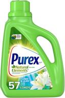 purex natural elements linen & lilies liquid laundry detergent - 75 fl oz, 57 loads logo