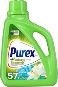 img 4 attached to Purex Natural Elements Linen & Lilies Liquid Laundry Detergent - 75 fl oz, 57 Loads