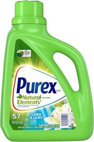 img 2 attached to Purex Natural Elements Linen & Lilies Liquid Laundry Detergent - 75 fl oz, 57 Loads