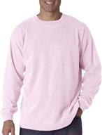 comfort colors garment dyed long sleeve c6014 men's clothing in t-shirts & tanks logo