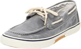 img 4 attached to Sperry Halyard Blue Men's Loafers & Slip-Ons Shoes – 2 Eye