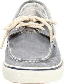 img 3 attached to Sperry Halyard Blue Men's Loafers & Slip-Ons Shoes – 2 Eye