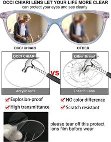 img 2 attached to 👓 OCCI CHIARI Lightweight Reading Glasses for Women: Reader 1.0-6.0 Variants