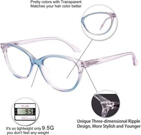 img 1 attached to 👓 OCCI CHIARI Lightweight Reading Glasses for Women: Reader 1.0-6.0 Variants