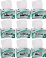 kimtech science kimwipes delicate task wipers: 4.4 x 8.4 in. 1-ply, 9 box of 280 - effective cleaning solution for delicate surfaces logo