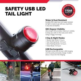 img 1 attached to 🚴 Cycle Torch Bolt Combo - USB Rechargeable Front and Back Bike Light Set - Safety Bicycle LED Headlight & Rear Tail Light - Easy Installation for Men, Women, Kids (2 PC)