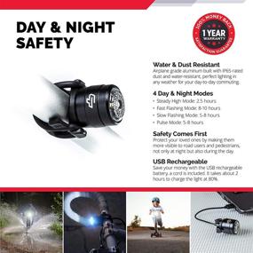 img 2 attached to 🚴 Cycle Torch Bolt Combo - USB Rechargeable Front and Back Bike Light Set - Safety Bicycle LED Headlight & Rear Tail Light - Easy Installation for Men, Women, Kids (2 PC)