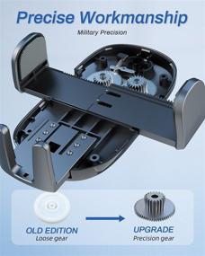 img 3 attached to OQTIQ Ultra Stable CD Car Phone Holder - Universal CD Slot & Air Vent Mount for iPhones, Samsung Galaxy, LG, and More