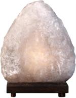 🌟 turkish handcrafted cankiri salt lamp - all natural crystal night light, healthful gift for anti-radiation & health benefits - rock salt light in 5.5, 7.5, 6, and 9 lb sizes, color: white logo