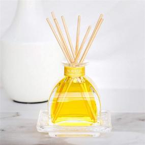 img 2 attached to 🌿 AGRARIA Lavender & Rosemary Scented PetiteEssence Diffuser with Reeds and Flower: Compact Fragrance for a Soothing Aromatherapy Experience