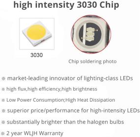 img 3 attached to 🔴 Высококачественная розовая LED-лампа T3 Neo Wedge 3030 SMD для автомобильного приборного щитка и панели приборов - WLJH розовая 10 шт.