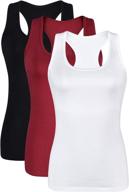 🧘 women's yoga tank tops with built-in bra - wsdeya racerback athletic activewear for workouts логотип