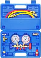 🌡️ jifetor 3 way ac manifold gauge set: hvac diagnostic tool for auto household r12 r22 r404a r134a refrigerant" logo