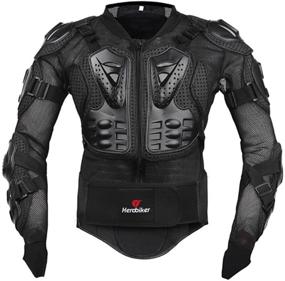 img 4 attached to HEROBIKER Motorcycle Armor Jacket Medium