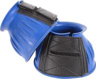 🔵 blue large cashel rubber bell boots логотип