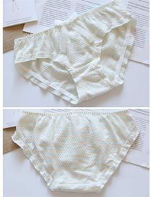 img 1 attached to Joyralcos Japanese Striped Panties Underwear Women's Clothing for Lingerie, Sleep & Lounge