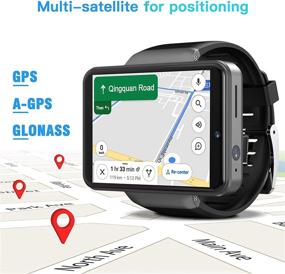 img 2 attached to 📱 TICWRIS MAX S Android Smart Watch: 4G LTE, GPS, IP67 водонепроницаемый, 2000mAh батарея - идеальные умные часы Android для мужчин