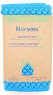 🧽 norwex counter cloths in marine teal and sea mist logo