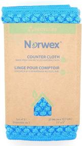 img 2 attached to 🧽 Norwex Counter Cloths in Marine Teal and Sea Mist