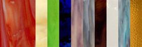 img 2 attached to Листы Spectrum & Wissmach: идеально подходят для витражных и мозаичных работ от Sun and Moon Stained Glass - коллекция из 10 листов