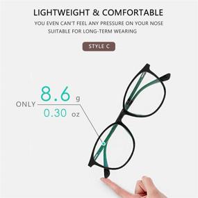 img 2 attached to 👓 Blue Light Blocking Glasses: Lightweight Anti Blue Ray Eyewear