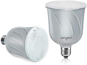 img 1 attached to 💡 Sengled Pulse: Pewter Dimmable LED Light Bulb with Built-In JBL Speaker (Master + Satellite Pair) - Wireless Bluetooth Innovation
