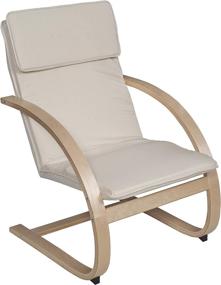 img 4 attached to 🪑 Niche Mia Bentwood Reclining Chair - Beech/Natural: Stylish and Comfortable Seating Solution with Recline Function