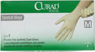 curad stretch vinyl medium 🧤 gloves - 150 count, sku 6cur9225 logo