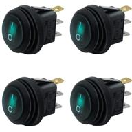 mxuteuk waterproof rocker switch kcd1 8 101nw g logo