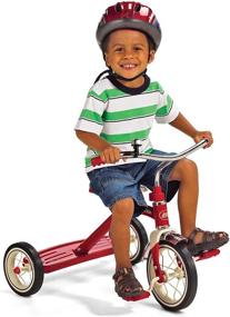 img 3 attached to 🚲 Radio Flyer Classic Red 10-inch Tricycle for Toddlers 2-4 (34B): Timeless Fun and Wheels for Your Little Ones