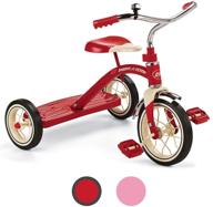 🚲 radio flyer classic red 10-inch tricycle for toddlers 2-4 (34b): timeless fun and wheels for your little ones logo