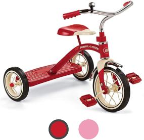 img 4 attached to 🚲 Radio Flyer Classic Red 10-inch Tricycle for Toddlers 2-4 (34B): Timeless Fun and Wheels for Your Little Ones