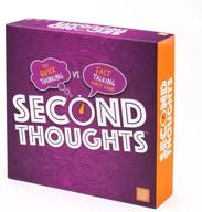 🤔 second thoughts: the ultimate quick thinking vs fast talking party game from the good game company logo