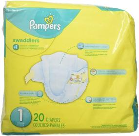 img 1 attached to 👶 Pamper Swaddler Size 1 - 20 Diapers: Ultimate Comfort and Protection for Your Baby's Delicate Skin