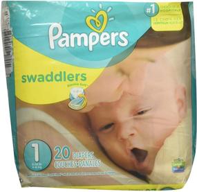 img 2 attached to 👶 Pamper Swaddler Size 1 - 20 Diapers: Ultimate Comfort and Protection for Your Baby's Delicate Skin
