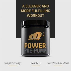 img 1 attached to 💪 MetCon Power Pre-Pump Nitric Oxide Booster - Unflavored Pre Workout Supplement for Amplifying Strength and Increasing Blood Flow Naturally