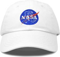 👩 dalix nasa meatball insignia worm logo kids hat baseball cap for girls and boys logo