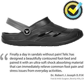 img 1 attached to 👟 Stylish Telic Unisex Dream Midnight Black Men's Shoes: Comfort meets Fashion