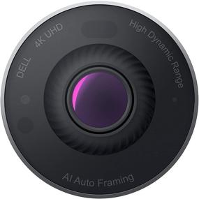 img 1 attached to Веб-камера Dell UltraSharp HDR 4K: высокое разрешение, USB-камера для компьютера с зоной конфиденциальности, датчиком Sony STARVIS CMOS и датчиком приближения - черная анодированный алюминий - совместима с Windows
