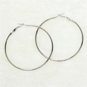 img 2 attached to 🎁 N&T Stainless Steel Hypoallergenic Huggie Hoop Loop Earrings- Christmas Gift Set for Women and Girls