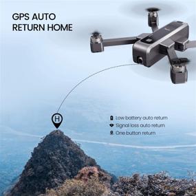 img 1 attached to Potensic D88 4k Camera Drones: Foldable, GPS Return, 5G Connectivity, Altitude Setting, Optical Flow, 2 Batteries - Ideal for Adults & Experts